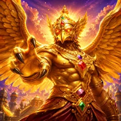 Fortune Garuda 1000 — original artwork inspired by the JL game cover